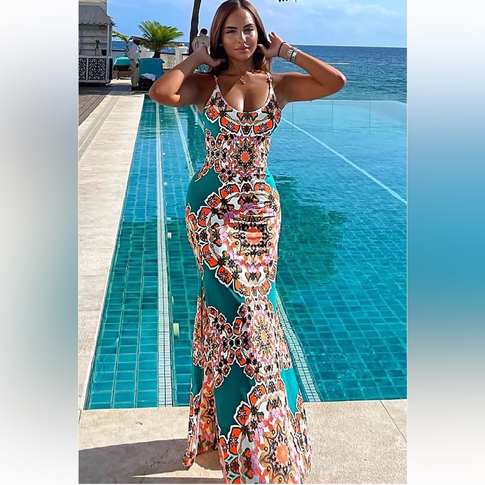 Kaleidoscope Maxi Dress